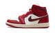 Air Jordan 1 Mid WMNS Red Cracked Leather HJ9337 106