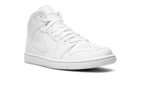 Air Jordan 1 Mid Triple White 554724 136