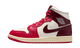Air Jordan 1 Mid WMNS Red/White BQ6472 119