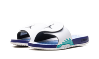 Jordan Hydro 5 Retro Slide White New Emerald Grape Ice Black 555501 103