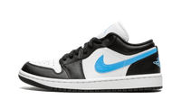 AIR JORDAN 1 LOW WMNS Black / University Blue DC0774 041