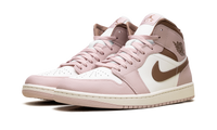 Jordan 1 Mid WMNS Pink Oxford Brown BQ6472 620