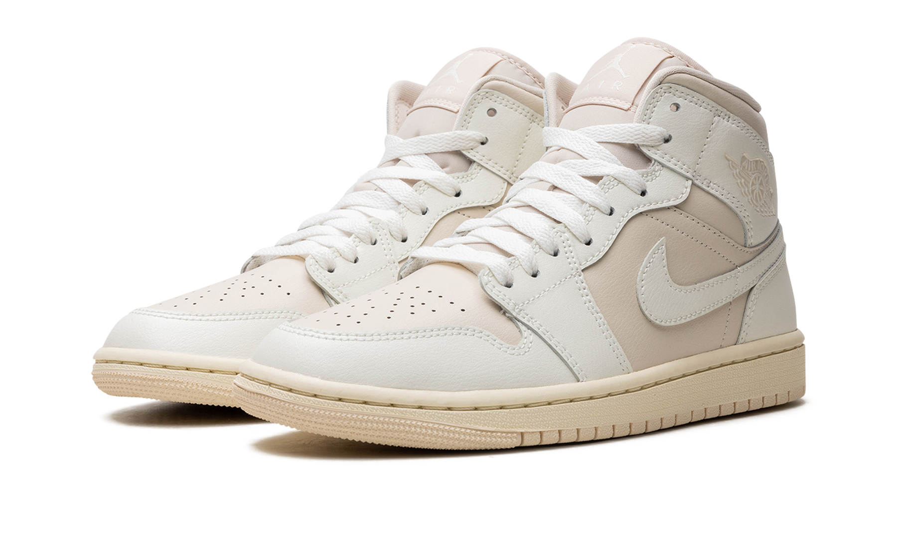 Air Jordan 1 WMNS White / Light Tan BQ6472 201