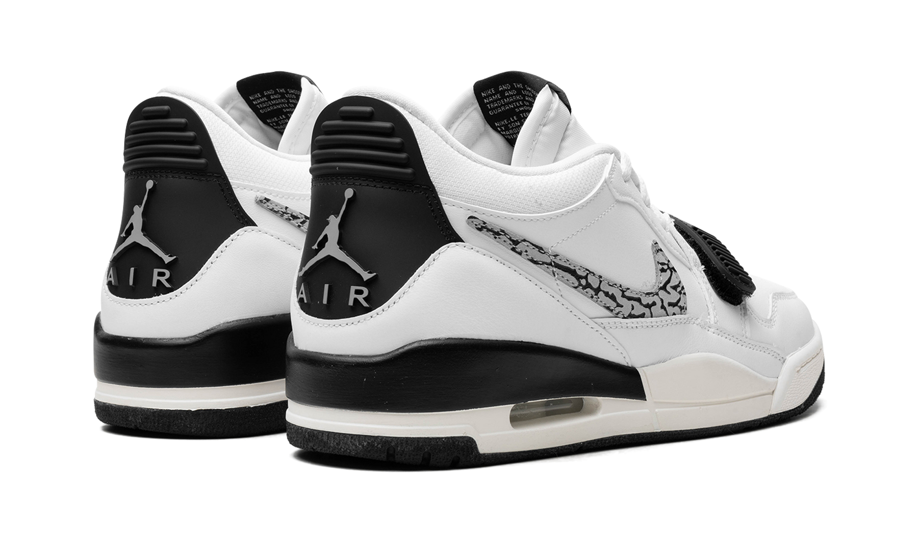 Air Jordan Legacy 312 Low White Black Elephant Swoosh CD7069 110