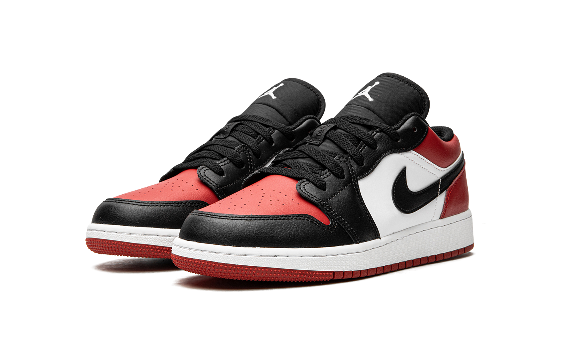 Air Jordan 1 Low GS Bred Toe 553560 612
