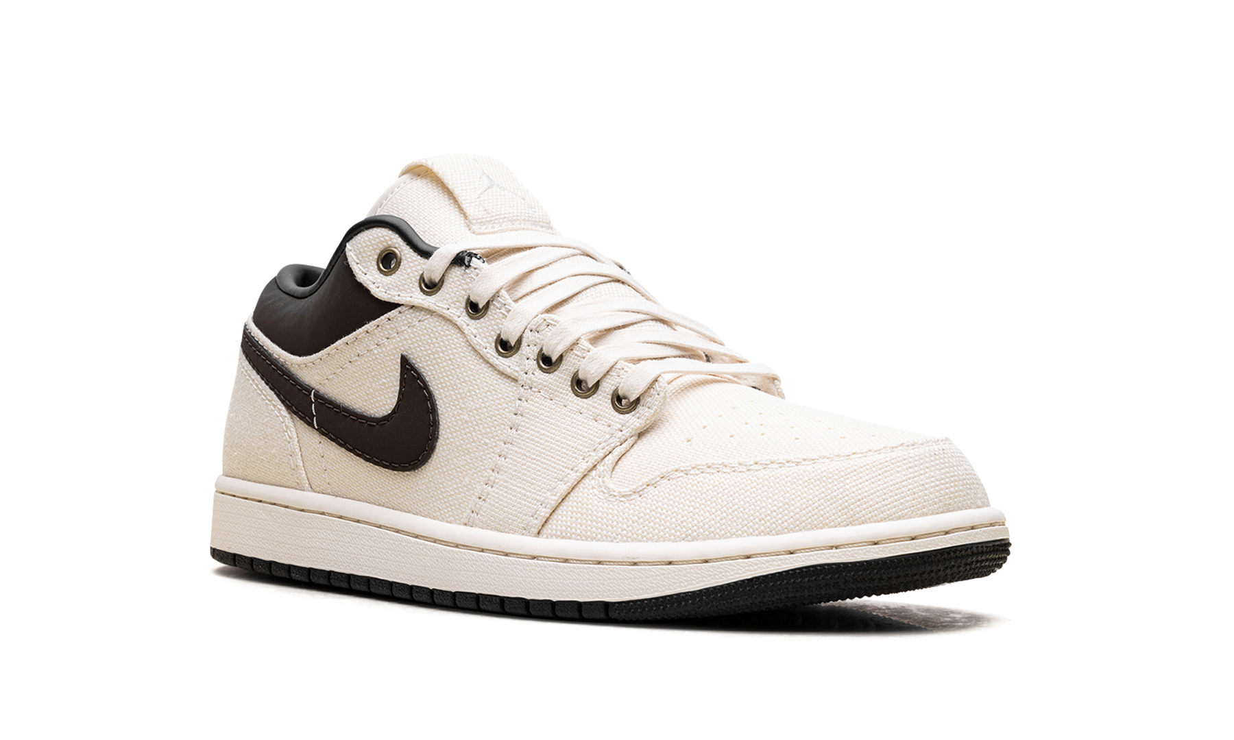 Air Jordan 1 Low Premium Pale Ivory Baroque Brown IB8058 110