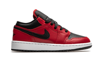 Air Jordan 1 Low GS Black Pebbled 553560 605