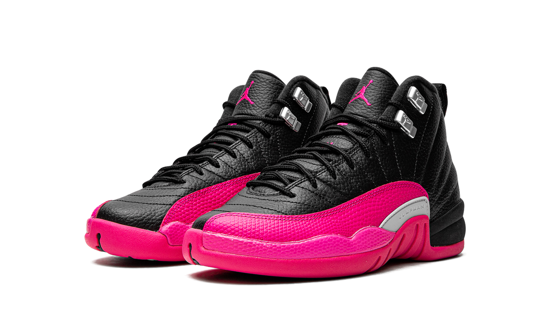 Air Jordan 12 Retro GS Black Pink 510815 026