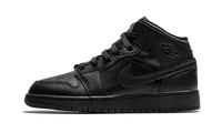 Air Jordan 1 Mid GS Triple Black 554725 091