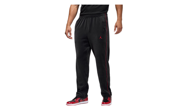 Jordan Brooklyn Velour Track Trousers Black / Gym Red HV1872 010