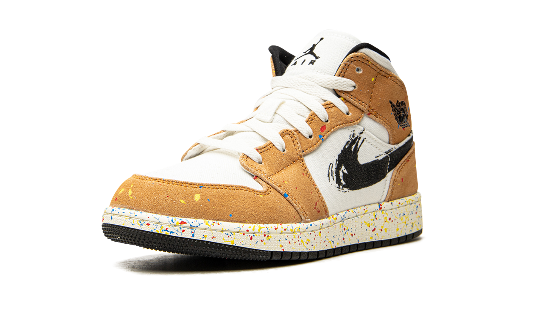 Air Jordan 1 Mid SE GS Brushstroke DA8006 100