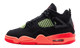 Air Jordan 4 Retro GS Black Infrared Barely Volt II1271 001