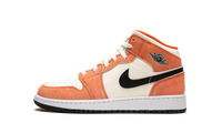 Air Jordan 1 Mid SE GS Orange Suede DV1336 800
