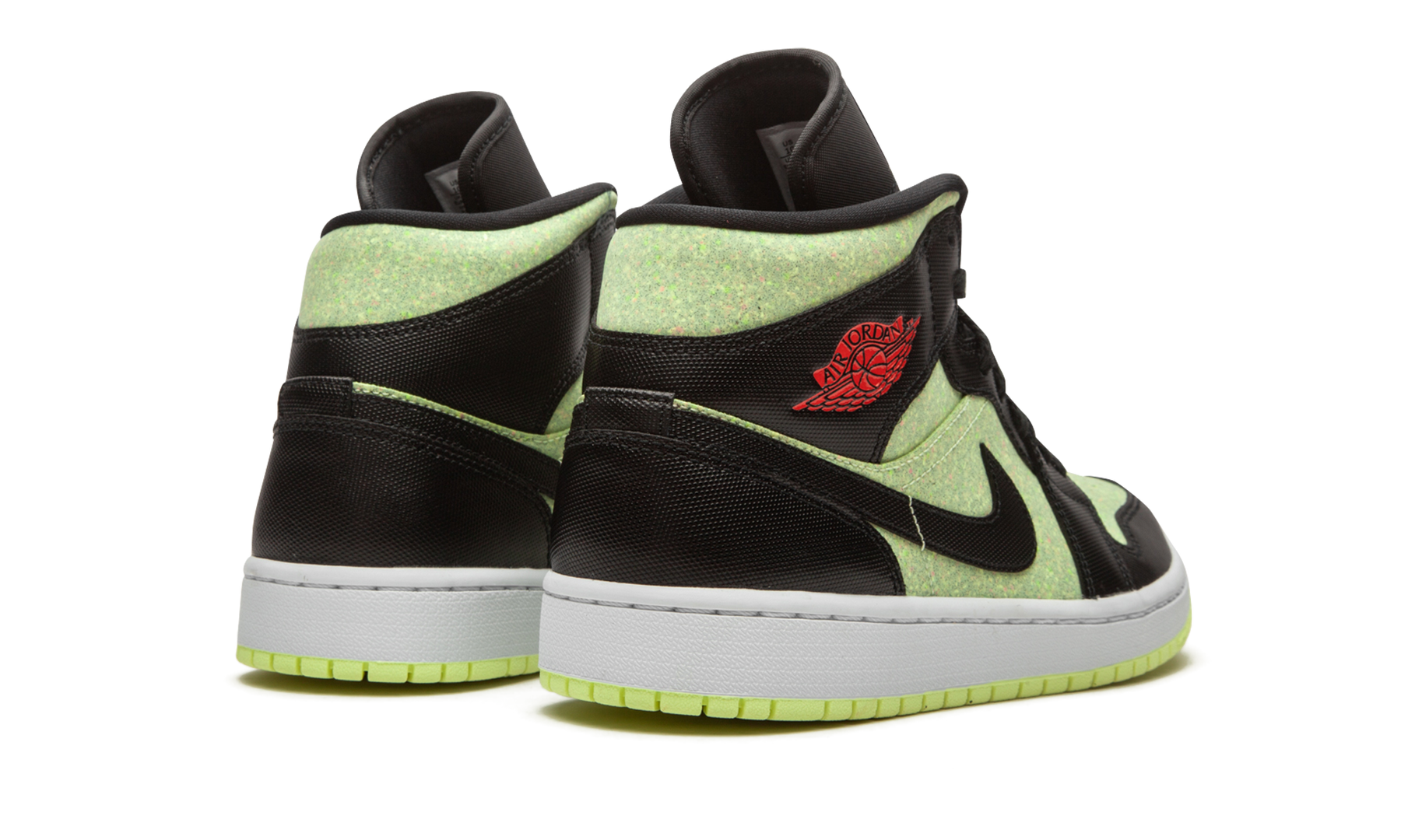 AIR JORDAN 1 MID SE WMNS Barely Volt / Chile Red CV5276 003