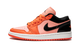 JORDAN 1 LO WMNS Orange Black DM3379 600