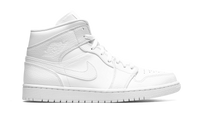 Air Jordan 1 Mid Triple White 554724 130