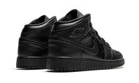 Air Jordan 1 Mid GS Triple Black 554725 091