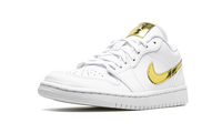 AIR JORDAN 1 Low SE WMNS White Metallic Gold CZ4776 100