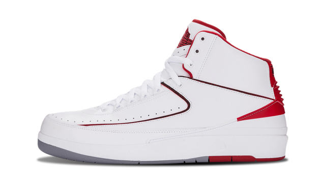 Air Jordan 2 Retro White/Varsity Red 385475 102