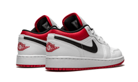 Air Jordan 1 Low GS White / Gym Red 553560 118