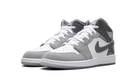 Jordan 1 Mid GS White Medium Cool Grey HF3193 100