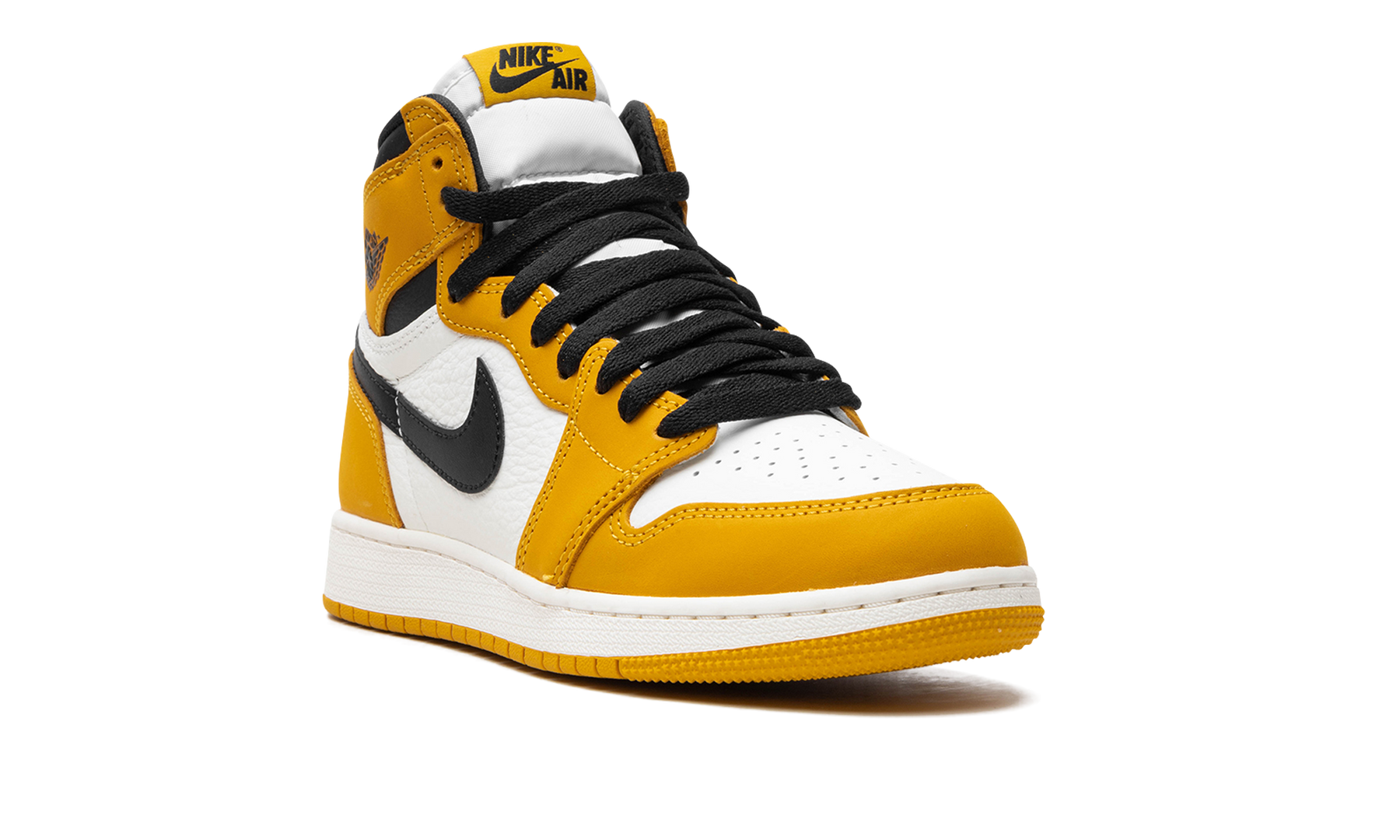 Air Jordan 1 Retro High OG GS Yellow Ochre / Black FD1437 701