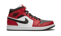 Air Jordan 1 Mid Chicago Black Toe 554724 069
