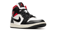AIR JORDAN 1 MID WMNS Black / Gym Red / Sail BQ6472 061