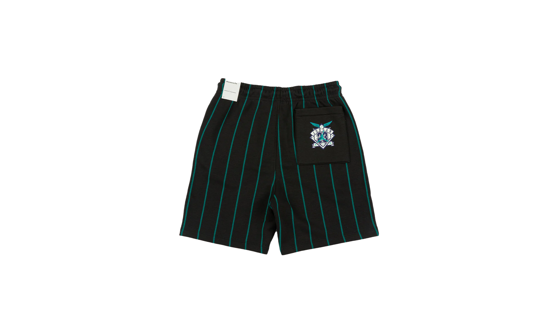 Air Jordan Brooklyn Fleece Shorts Off Black / New Emerald IB8820 045