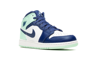 Air Jordan 1 Mid GS Blue Mint 554725 413
