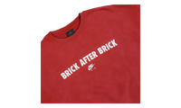 Air Jordan x Nigel Sylvester Brick After Brick Fleece Crewneck Sweatshirt Vermilion / Sail IQ8154 671