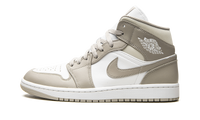 Air Jordan 1 Mid Linen / College Grey 554724 082