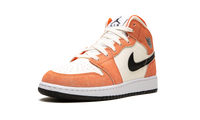 Air Jordan 1 Mid SE GS Orange Suede DV1336 800