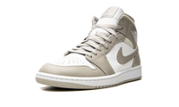 Air Jordan 1 Mid Linen / College Grey 554724 082