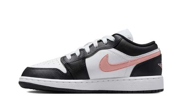 Jordan 1 Low GS White Black Rust Pink 553560 165