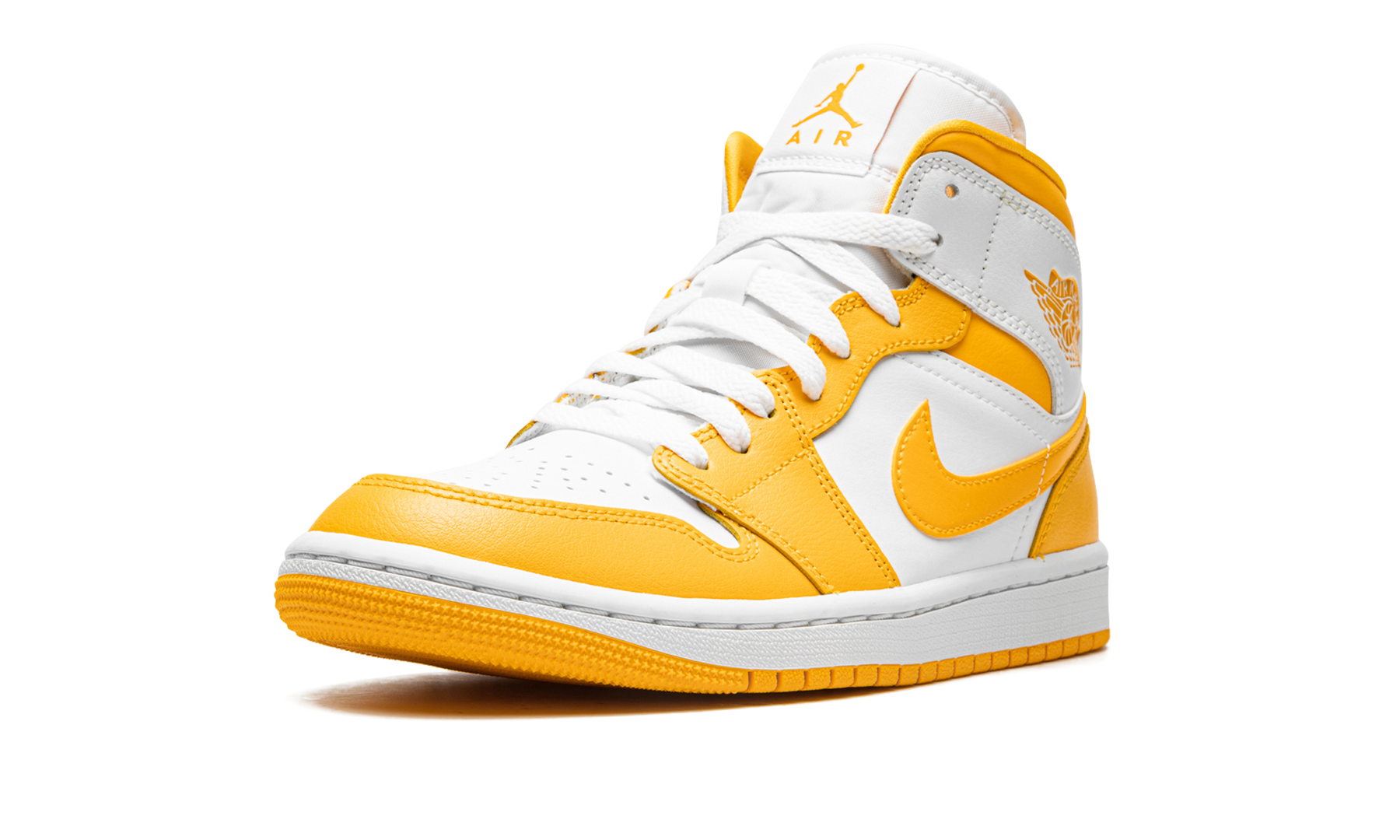 JORDAN 1 MID WMNS White / University Gold BQ6472 117