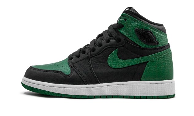 Air Jordan 1 High Retro GS Pine Green Black 575441 030