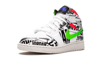 Air Jordan 1 Mid GS All Over Logos 554725 143