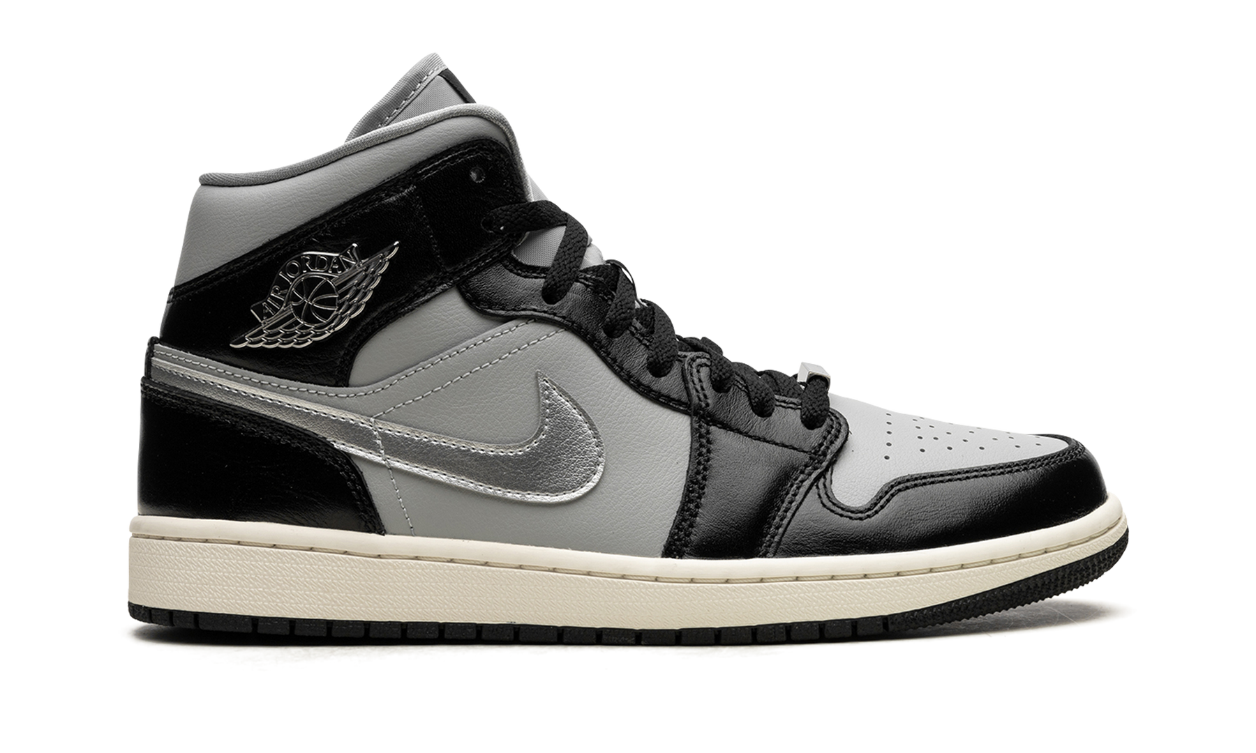 AIR JORDAN 1 MID SE WMNS Black Chrome FB9892 002