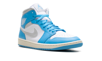 Jordan 1 Mid WMNS Dark Powder Blue White Sail Neutral Grey BQ6472 400