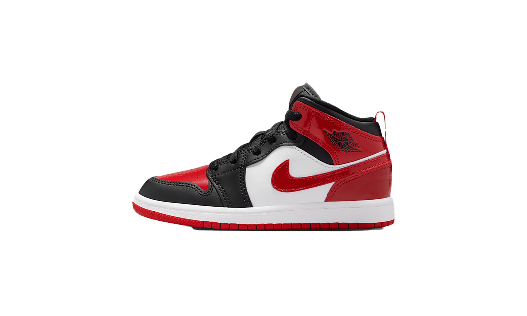 Air Jordan 1 Mid GS Red/black HV4399 006