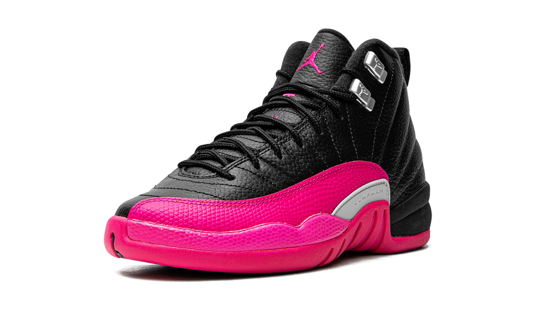 Air Jordan 12 Retro GS Black Pink 510815 026