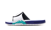 Jordan Hydro 5 Retro Slide White New Emerald Grape Ice Black 555501 103