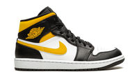 Air Jordan 1 Mid White / Pollen / Black 554724 177