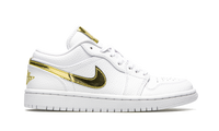 AIR JORDAN 1 Low SE WMNS White Metallic Gold CZ4776 100