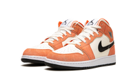 Air Jordan 1 Mid SE GS Orange Suede DV1336 800