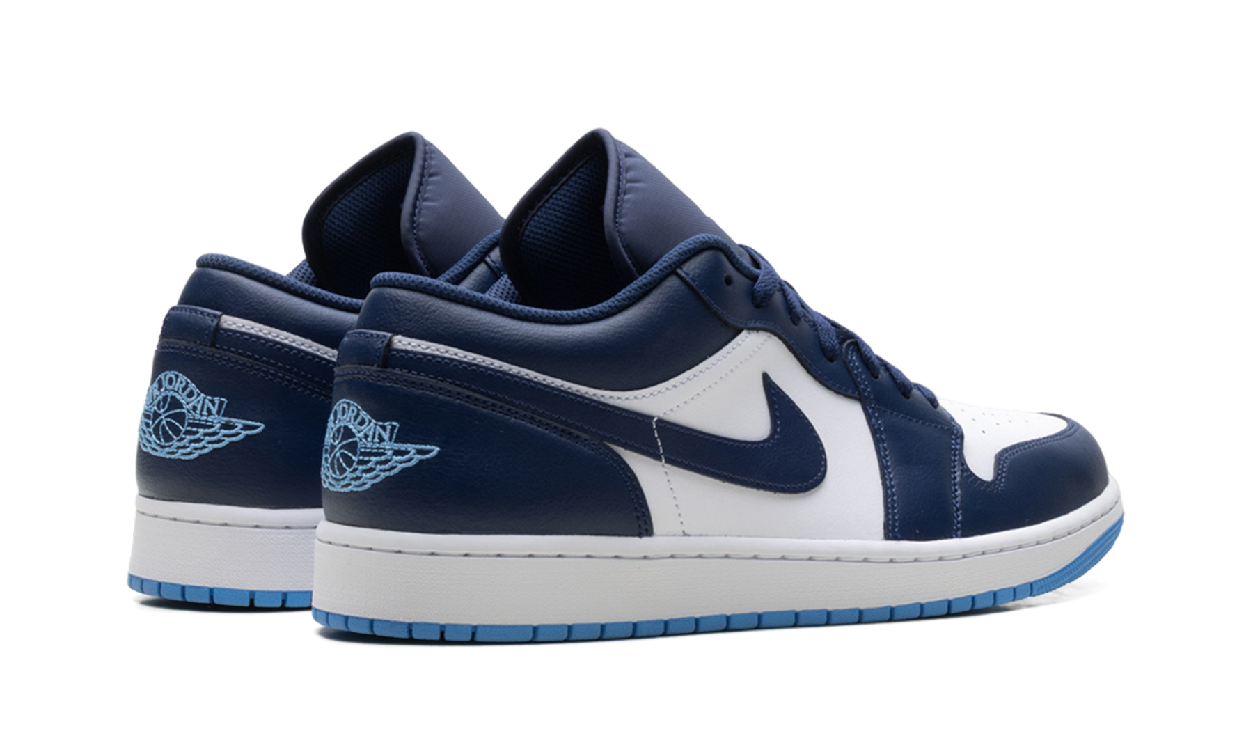 Air Jordan 1 Low Midnight Navy / University Blue 553558 404