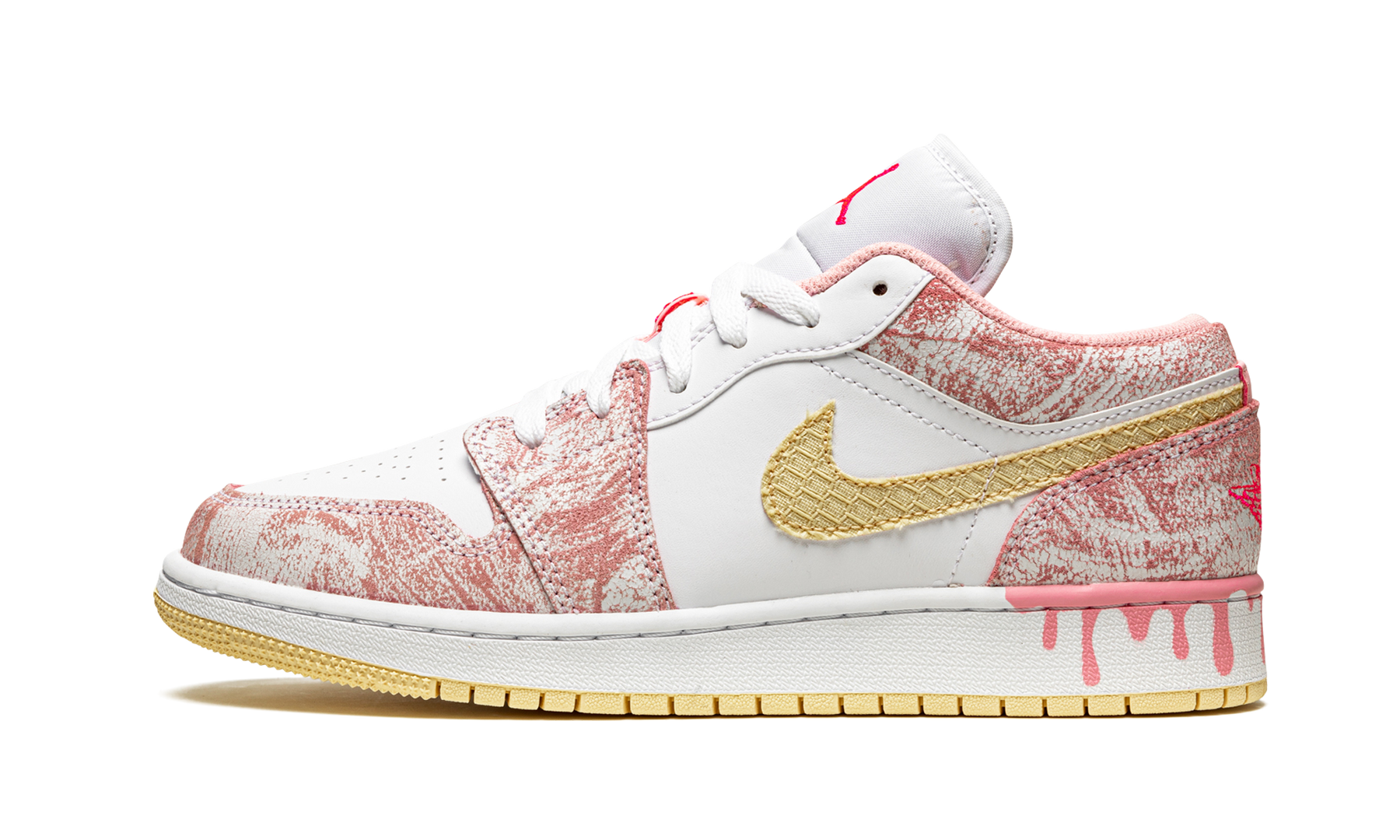 Air Jordan 1 Low SE GS Paint Drip CW7104 601