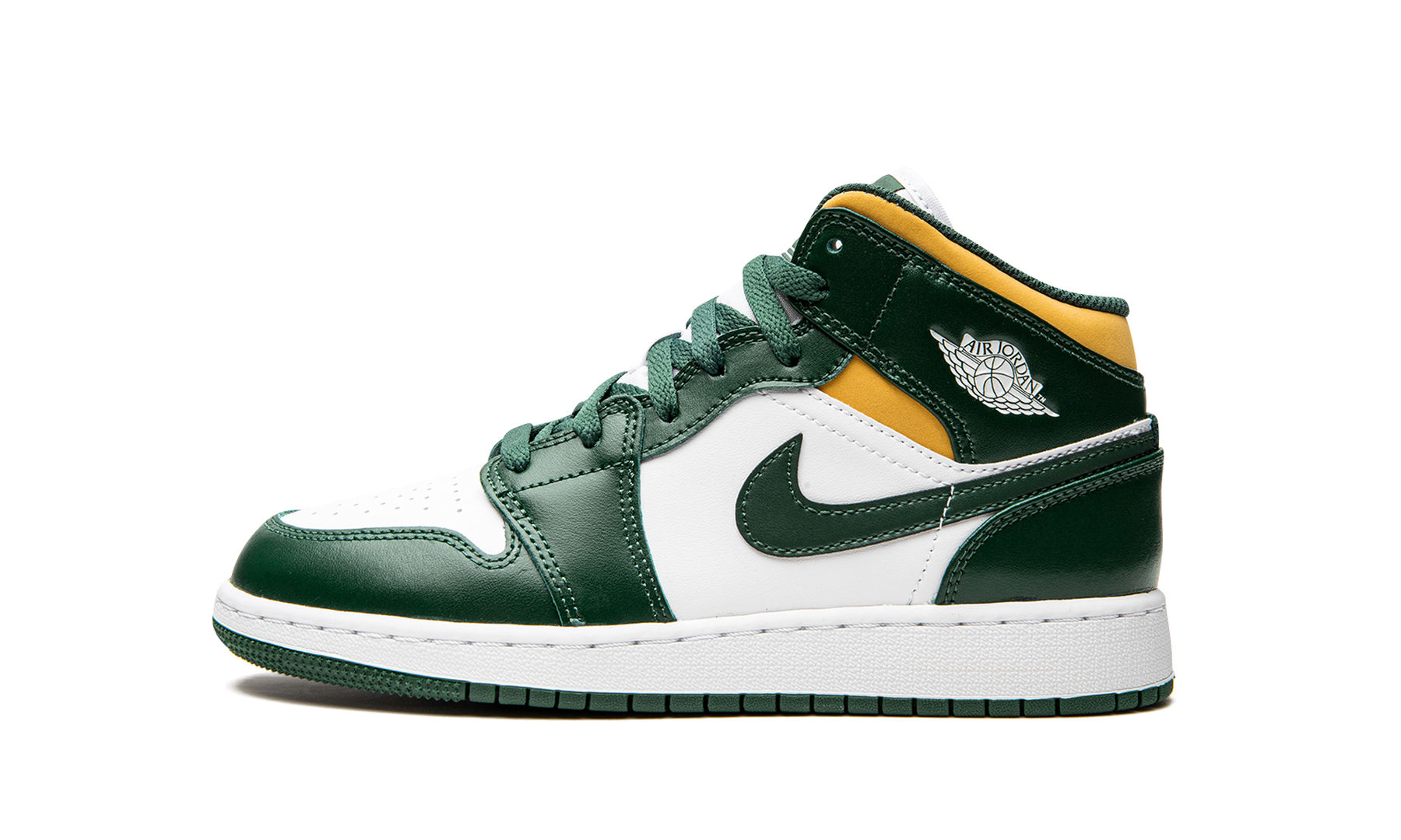 Air Jordan 1 Mid GS Sonics 554725 371