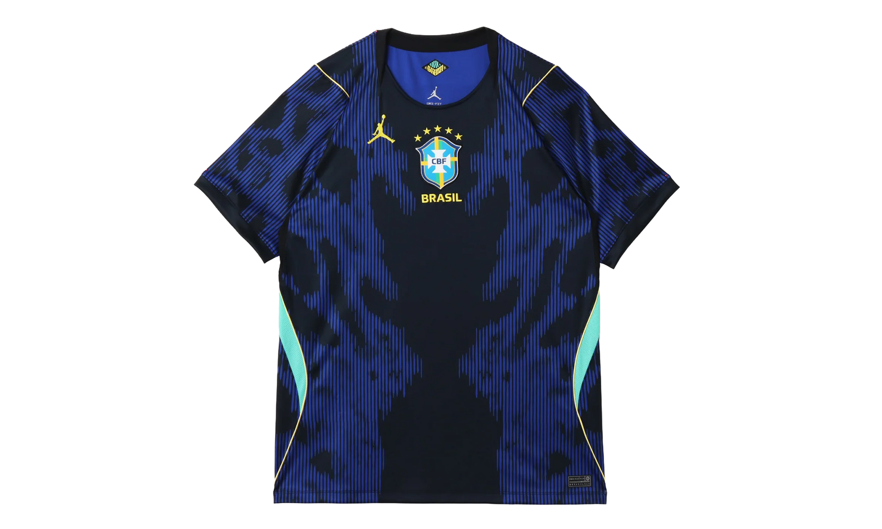 Jordan Dri-FIT Football Replica Shirt Brazil 2026 Stadium Away - Old Royal / Black IU1072 417